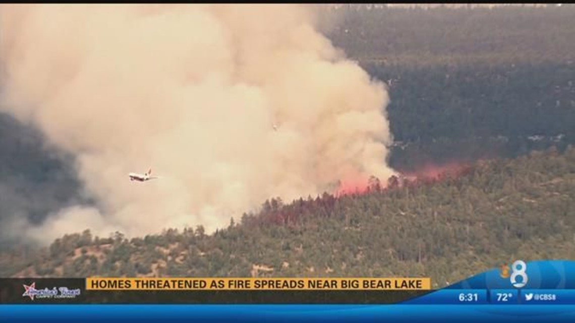 Fire in Big Bear Today: Evacuations Ordered Near Summit Boulevard as San Bernardino County Firefighters Battle Rapidly Spreading Wildfire